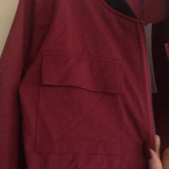 Red bomber jacket - Picture 3 of 4
